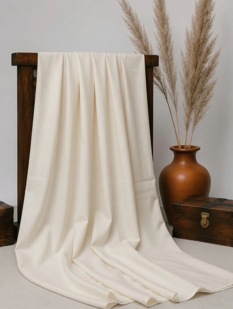 پارچه پری سفید استخوانی