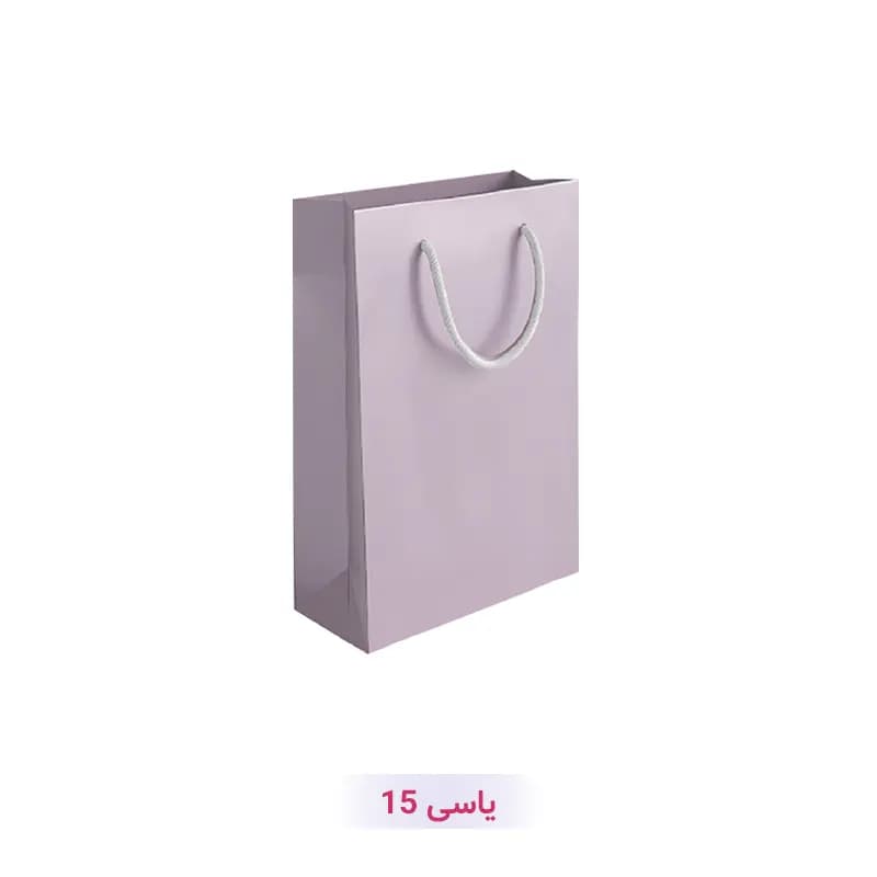 پاکت کادو با طرح ساده تک رنگ یاسی (سری 15)