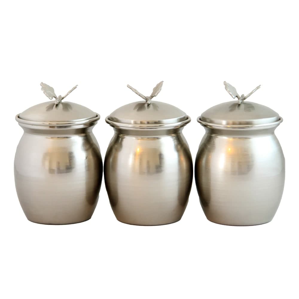 ست جا ادویه ( پانکه و پاسماوری ) 7 پارچه نیکل سالینو مدل پروانه کد N-4024