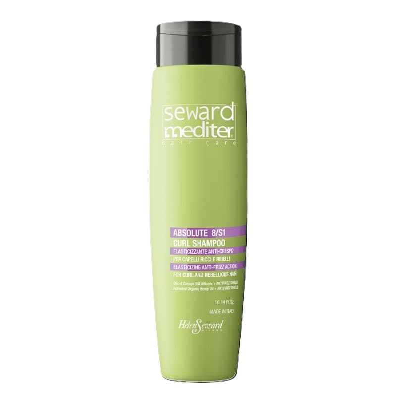 شامپو هلن سوارد مناسب موهای فر و موج دار فری سولفات 300 میل Helen Seward Mediter Absolute 8/S1 Curl Shampoo