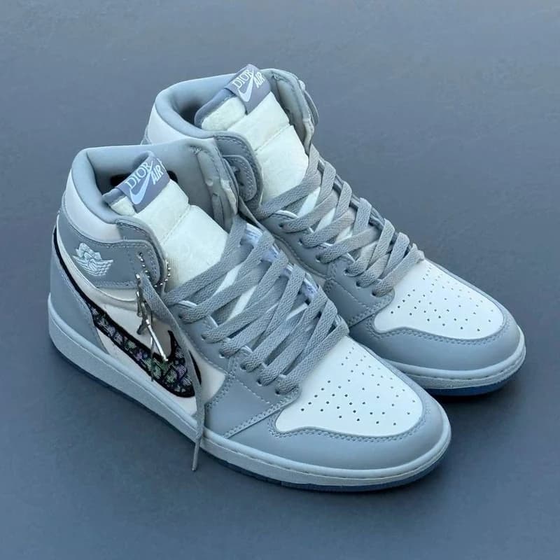 کفش کتونی نایک ایر جردن 1 ساقدار دیور | Nike Air Jordan 1 Dior — تصویر ۳