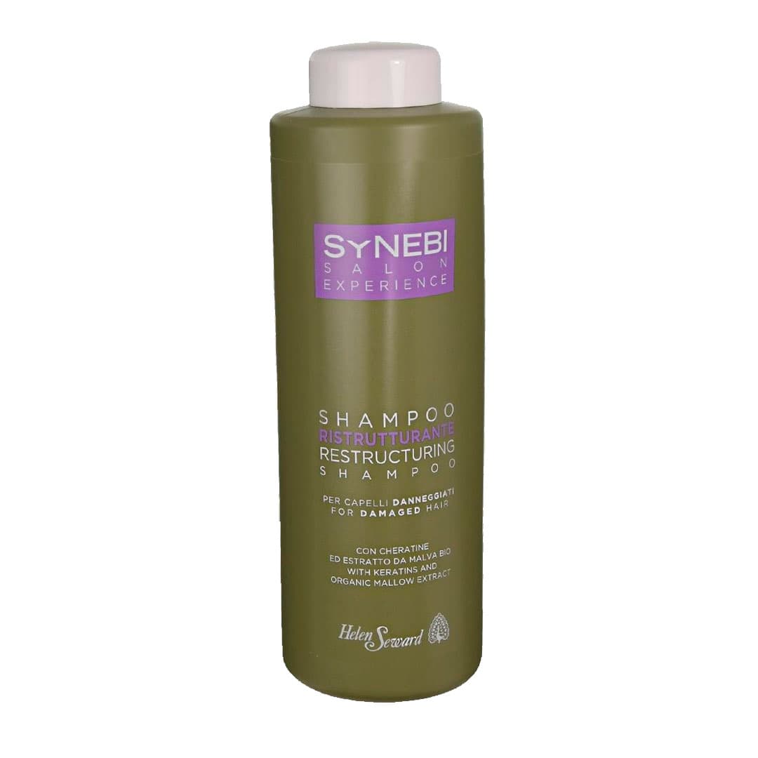 شامپو ترمیم‌کننده هلن سوارد مناسب موهای آسیب‌دیده فری سولفات 1000میل Helen Seward Synebi Restructuring Shampoo