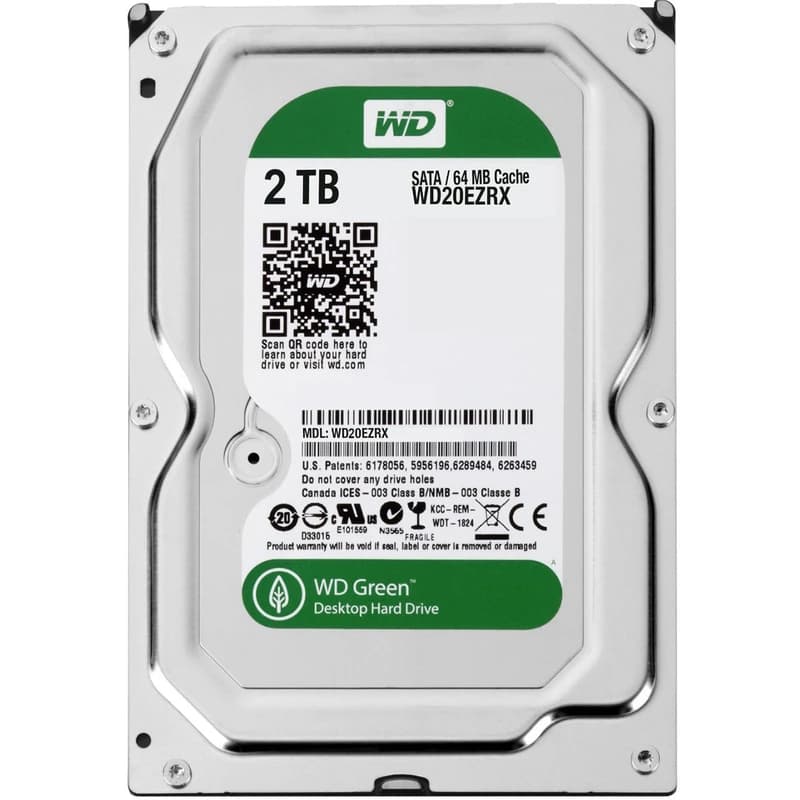 هارد 2 ترابایت وسترن دیجیتال مدل WD Green — تصویر ۲