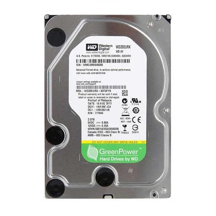 هارد 2 ترابایت وسترن دیجیتال مدل WD Green — تصویر ۳