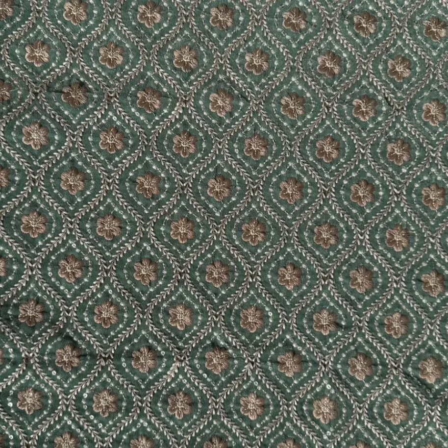 پارچه مخمل سبز نسکافه ای