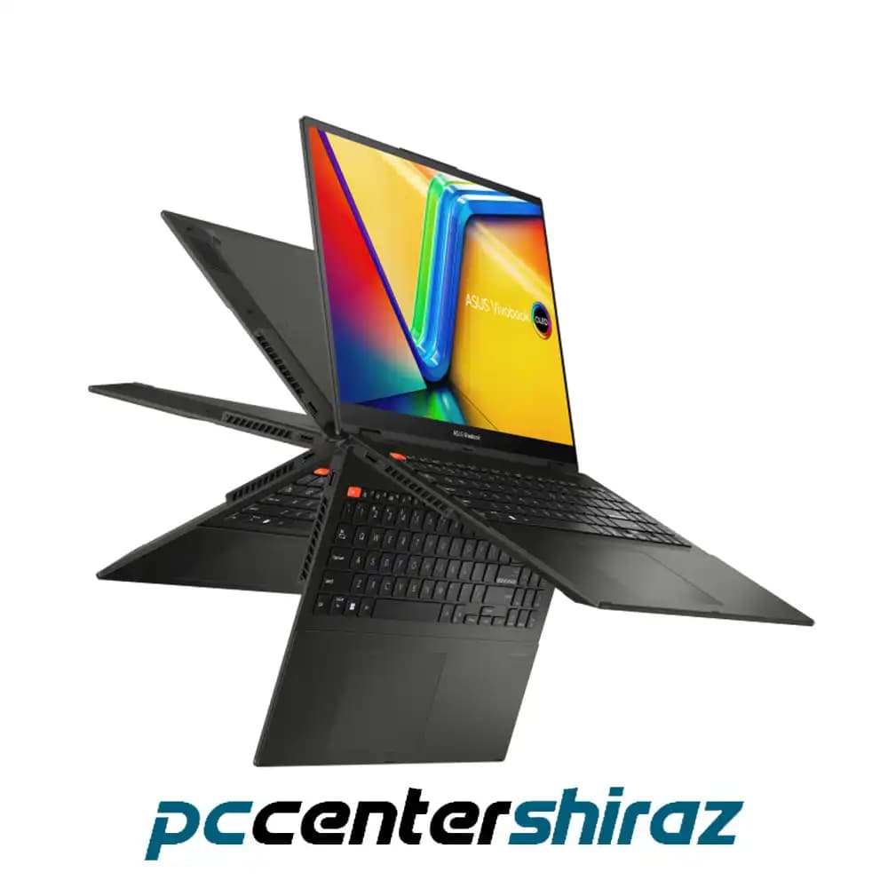 لپ تاپ 16 اینچی ایسوس مدل ASUS Vivobook S 16 Flip TP3604VA i5 8D4 512SSD Iris Xe — تصویر ۵