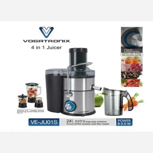 آبمیوه گیری وگاترونیکس مدل VE-JU01S چهار کاره