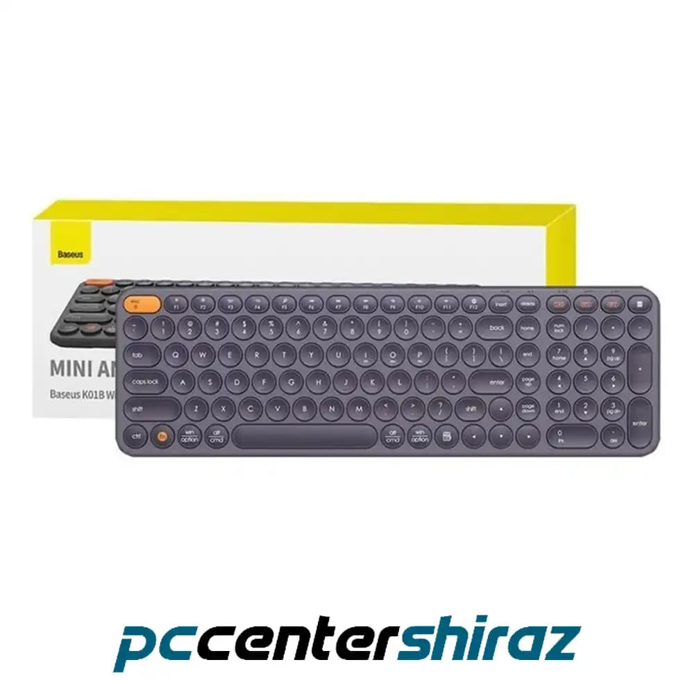 کیبورد بدون سیم بیسوس مدل Baseus K01B Wireless Tri-Mode Keyboard