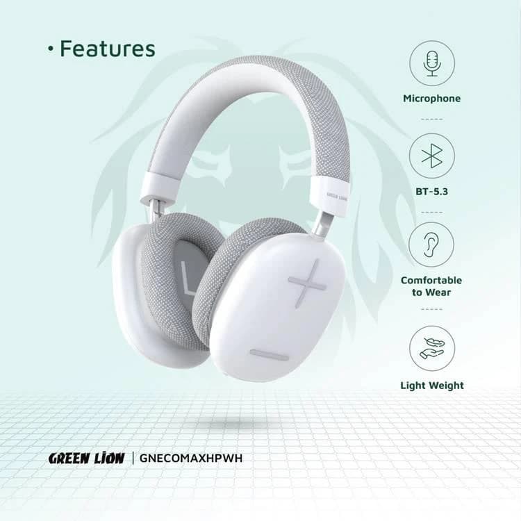 هدست بی سیم گرین لاین مدل Echo Max GNECOMAXHP — تصویر ۹