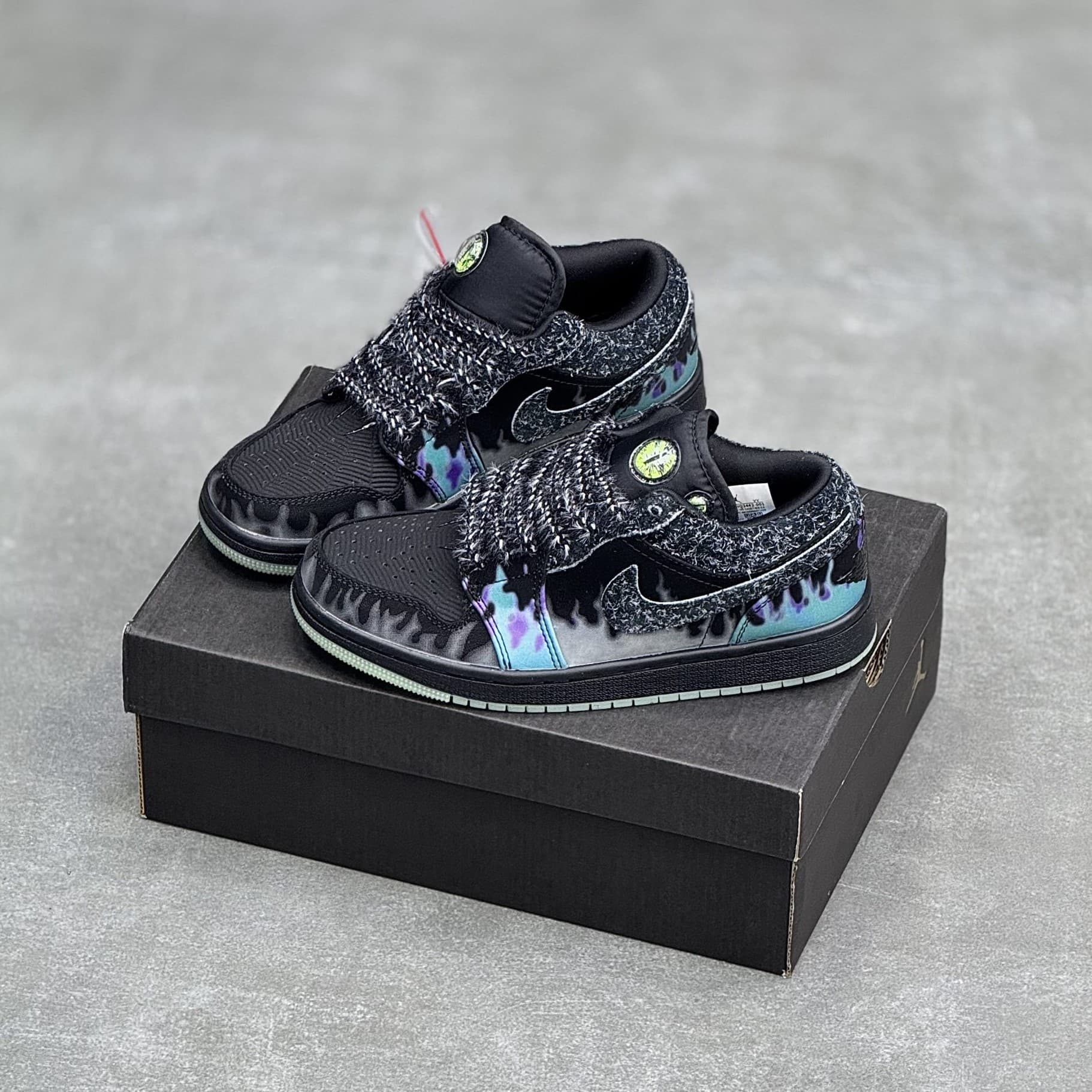 کفش نایک جردن وان لو چشم گربه Nike Air Jordan 1 Low Cat Eye Reflective