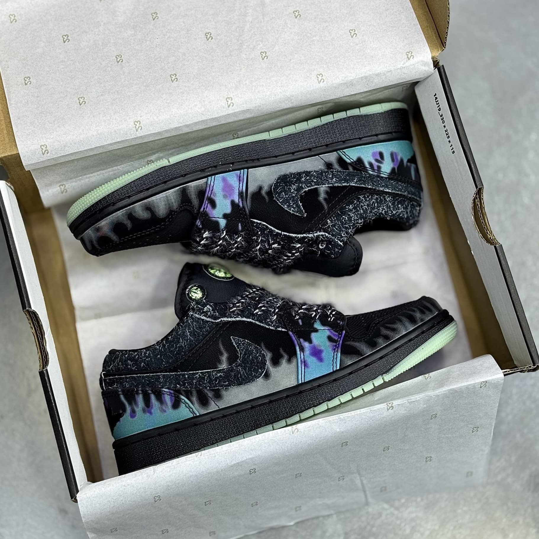کفش نایک جردن وان لو چشم گربه Nike Air Jordan 1 Low Cat Eye Reflective — تصویر ۲