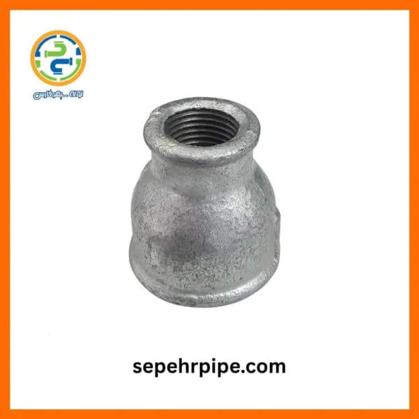 بوشن تبدیل گالوانیزه سایز 3/4*1/2 اینچ
