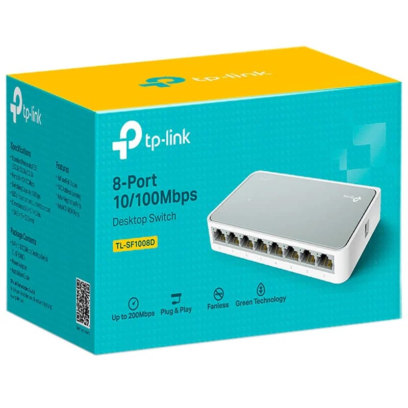 سوییچ 8 پورت تی پی لینک TL-SF1008D — تصویر ۴