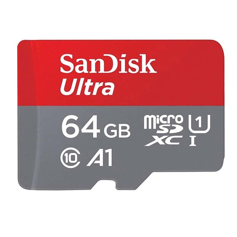 کارت حافظه MICRO SD سن دیسک مدل Ultra 100MB/S ظرفیت 64 گیگابایت