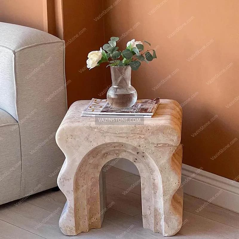 میز عسلی سنگی آرکو — تصویر ۴