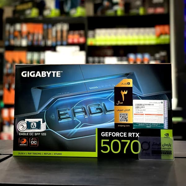 کارت گرافیک گیگابایت GIGABYTE RTX 5070 Eagle OC SFF 12G — تصویر ۲