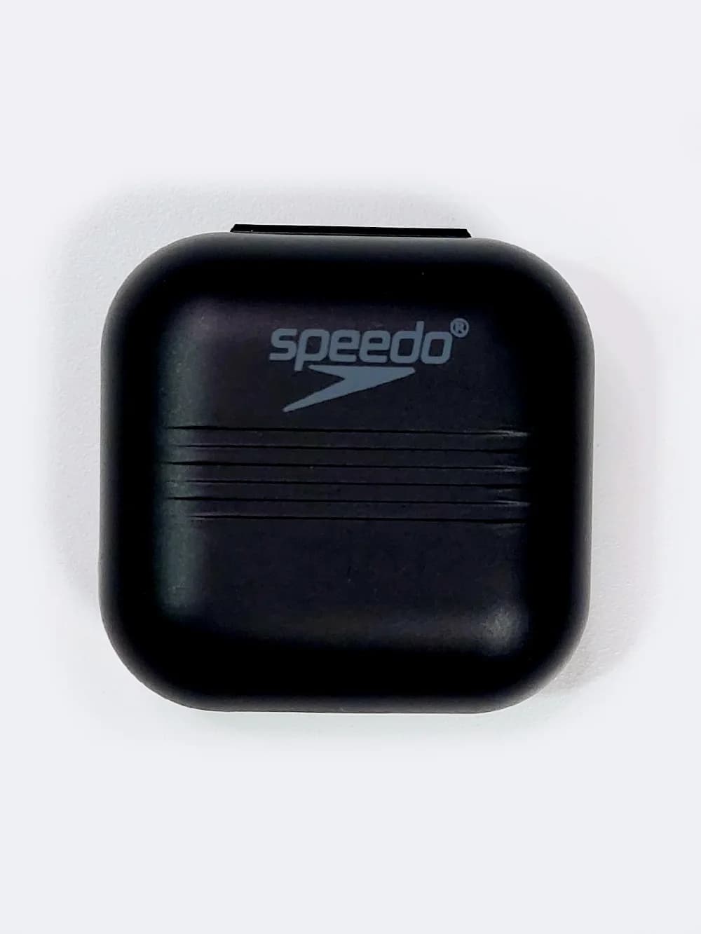 گوشگیر و دماغ گیر استخر صورتی رنگ با قاب مشکی برند اسپیدو ( Speedo ) سیلیکونی — تصویر ۳