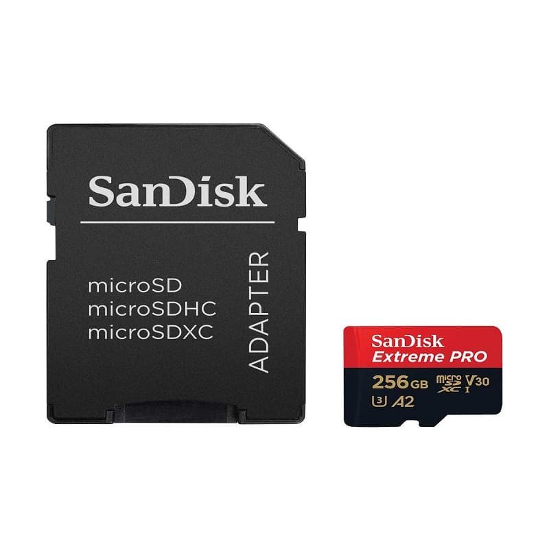کارت حافظه MICRO SD سن دیسک مدل EXTREME PRO 200MB/S ظرفیت 256 گیگابایت