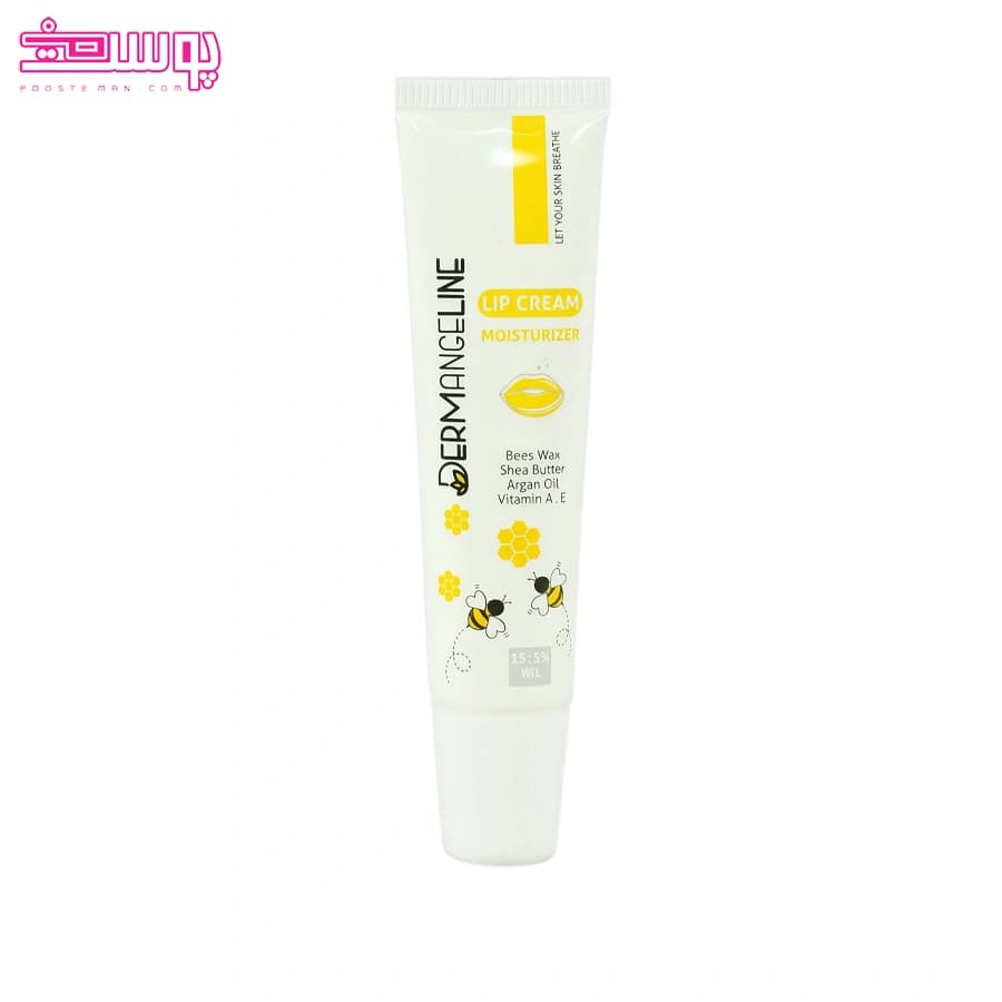 کرم مرطوب کننده لب درم انجلین حجم 15ml