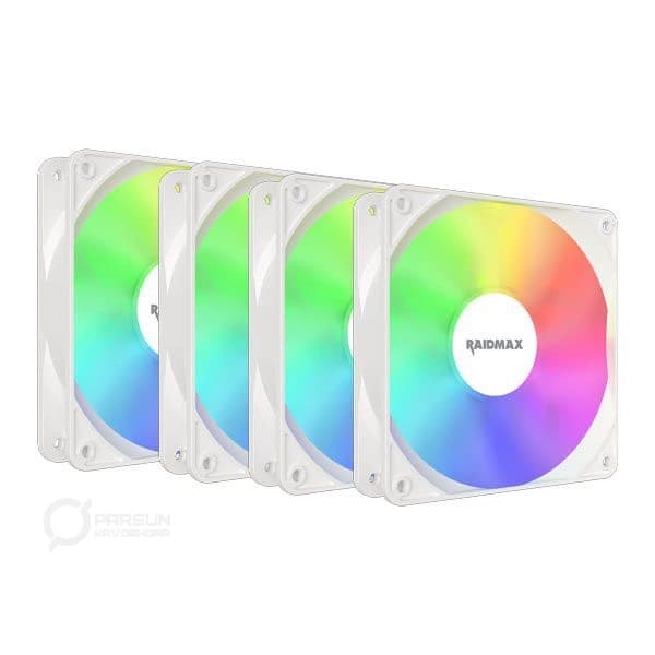 فن کیس ریدمکس RAIDMAX X-AIR ARGB چهار عددی — تصویر ۳