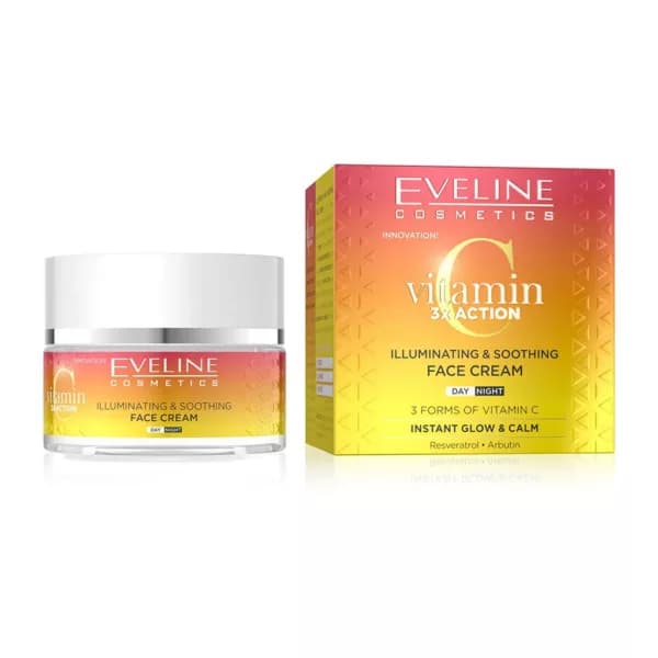 کرم ویتامین سی اولاین 50 میل | مغذی،بازسازی کننده و درخشان کننده پوست Vitamin C 3x Action Glow & Repair — تصویر ۲