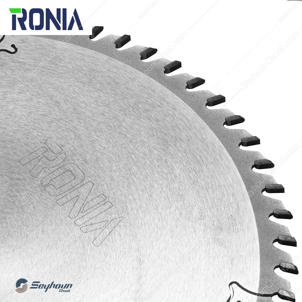 تیغ اره الماسه ام دی اف بر قطر 23 سانتی متر 64 دندانه با شفت 25 ضخامت 2.6 رونیا مدل RSB-PW23064254T — تصویر ۳
