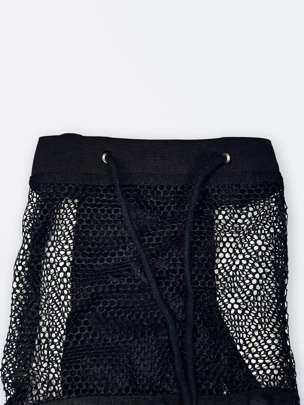 مش بگ ( mesh bag ) توری سرمه ای رنگ برای وسایل استخر ، ساحل و دریا برای خشک شدن سریع لوازم شنا نابایجی ( Nabaiji ) — تصویر ۵