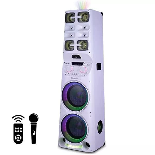 اسپیکر مکسیدر مدل MX-DJ2121 AL218LP5 همراه با میکروفون و ریموت کنترل