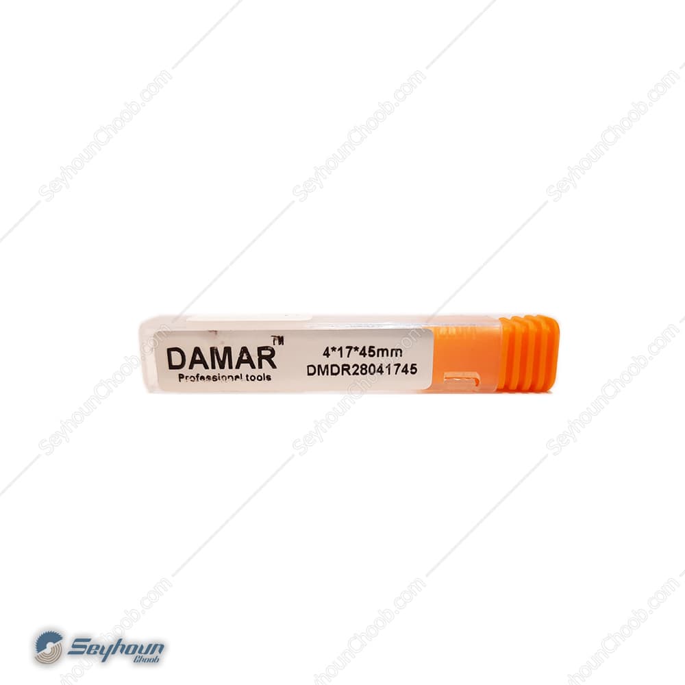 تیغ شیارزن مارپیچ انگشتی دو پر دامار مدل DMDR28042545 — تصویر ۳