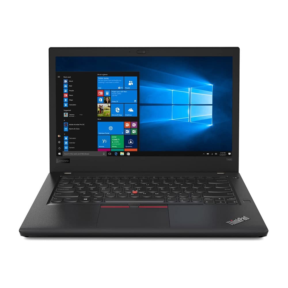 لپ تاپ Lenovo ThinkPad T480 i5 8225U, 8GB Ram, 256GB SSD, intel HD