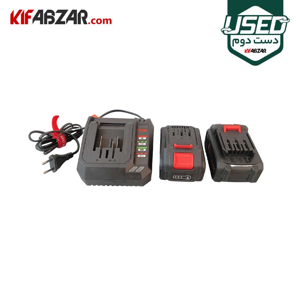 دریل بتن کن سه کاره شارژی 40 ولت رونیکس مدل 8910-40V دست دوم — تصویر ۹