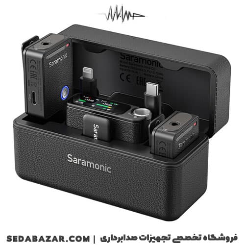 Saramonic Ultra میکروفون بی سیم و رکوردر دو کاربره — تصویر ۲