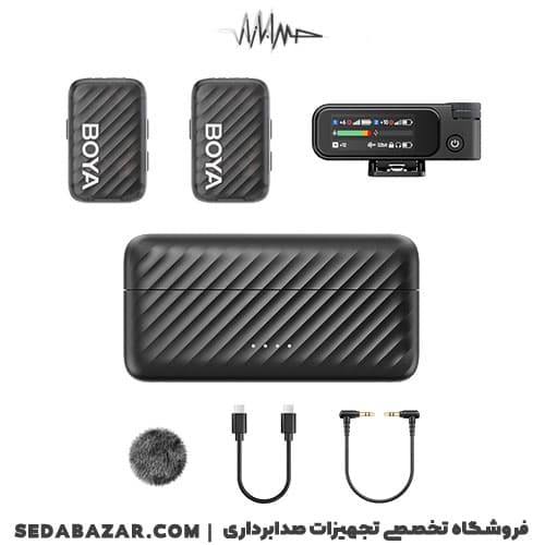 BOYAMIC 2-02 میکروفون یقه ای بی سیم موبایل و دوربین