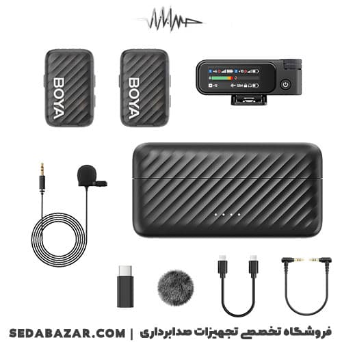 BOYAMIC 2-01 میکروفون یقه ای بی سیم موبایل و دوربین