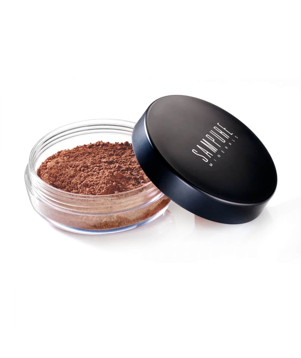 پودر برنزه کننده شاین مینرال و ارگانیک صورت و بدن سمپیور-SAMPURE-SUNKISSED شماره 110