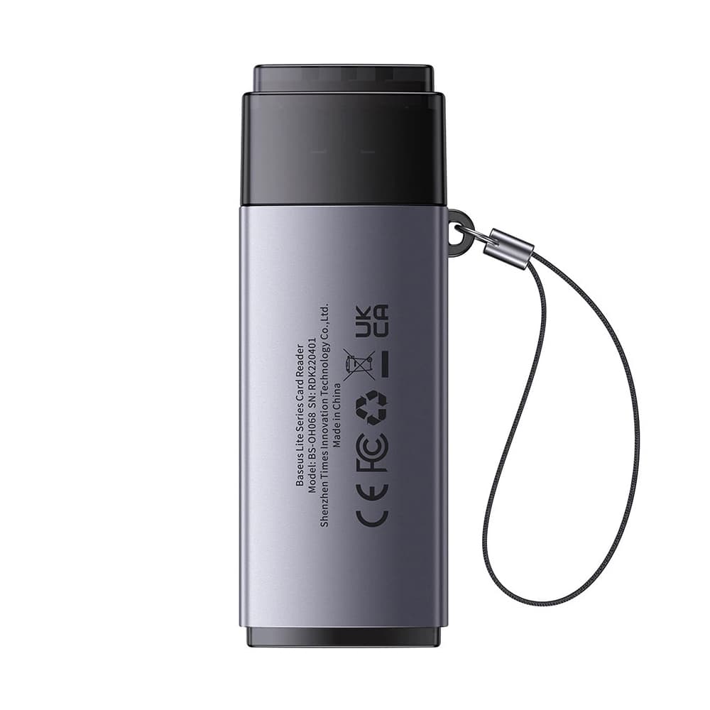 رم ریدر باسئوس Baseus WKQX060013 USB-A to SD/TF Card Reader — تصویر ۳