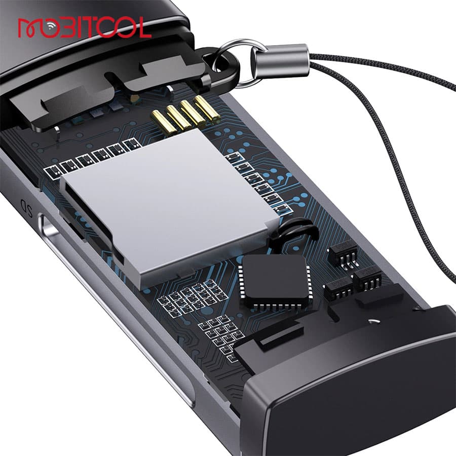 رم ریدر باسئوس Baseus WKQX060013 USB-A to SD/TF Card Reader — تصویر ۸