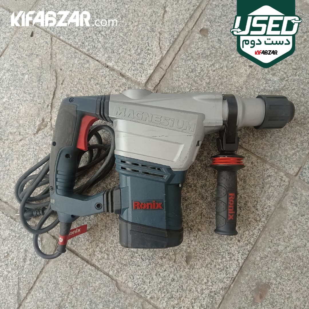 دریل بتن کن دو کاره 1250 وات رونیکس مدل 2740 دست دوم — تصویر ۱۱