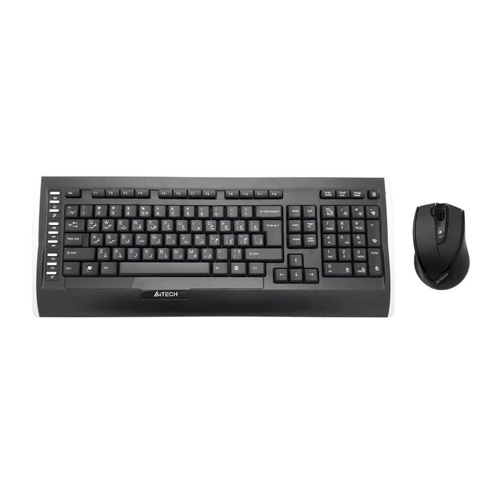کیبورد و ماوس بی‌سیم ای فورتک A4tech 9300F 2.4G Wireless Desktop Set Keyboard and Mouse