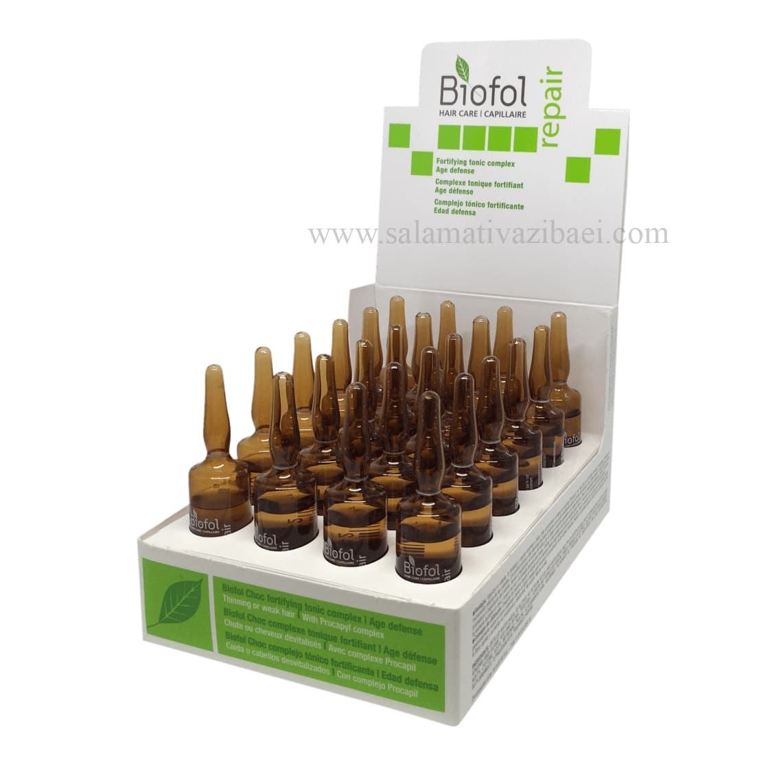 پکیج ضد ریزش و رشد مجدد مو پکیج بایوفول کانادا (شامپو + 4ویال شوک) BIOFOL — تصویر ۹