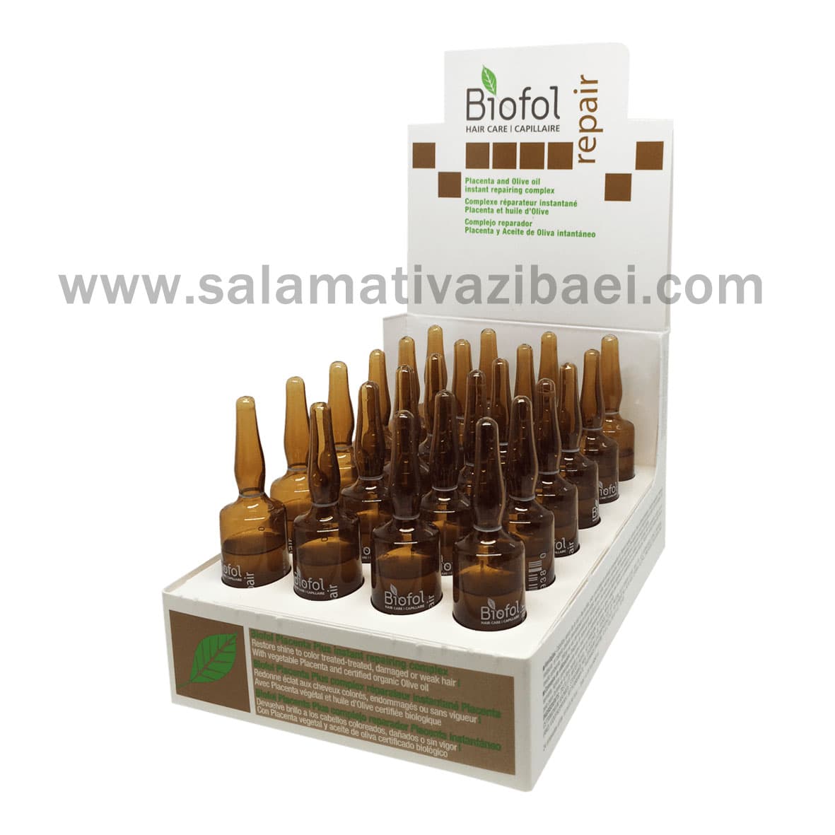 ویال درمانی ترمیم کننده پلاسنتا پلاس پکیج 24 عددی بایوفل کانادا – BIOFOL