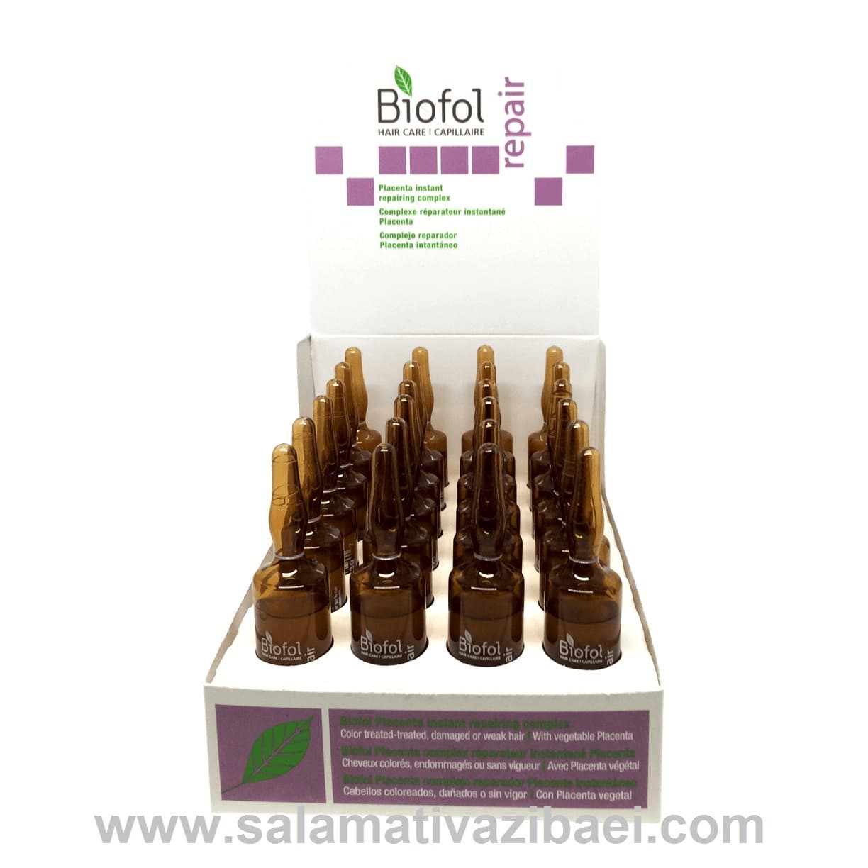 ویال درمانی و احیاء کننده پلاسنتا پکیج 24 عددی بایوفل کانادا – BIOFOL — تصویر ۴