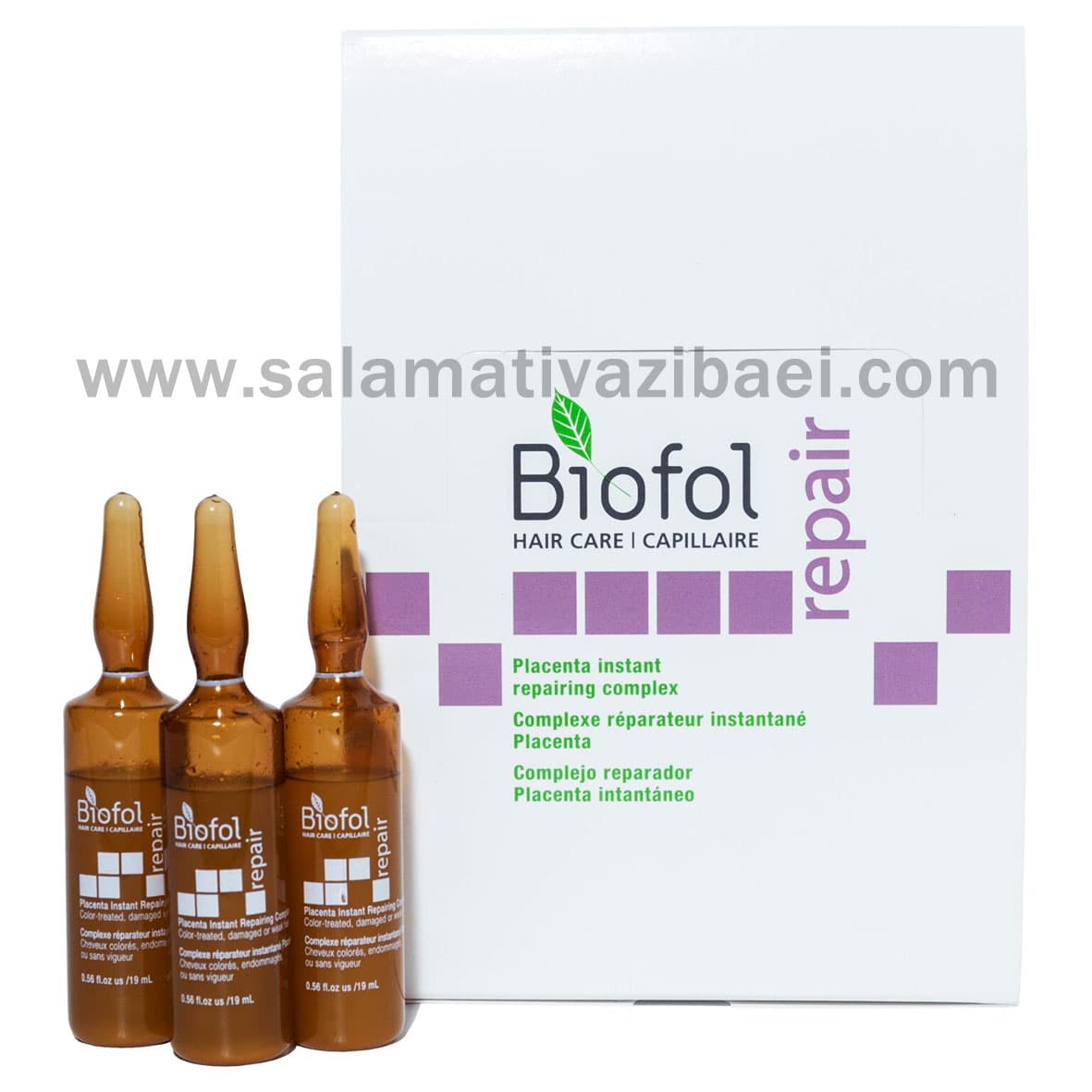 ویال درمانی و احیاء کننده پلاسنتا پکیج 24 عددی بایوفل کانادا – BIOFOL — تصویر ۳
