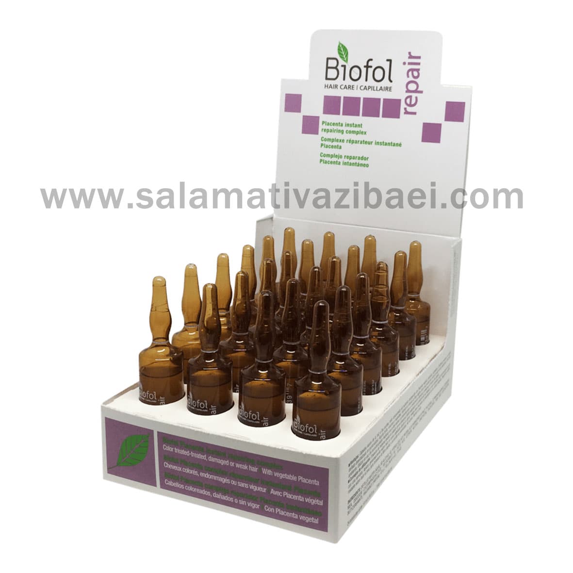 ویال درمانی و احیاء کننده پلاسنتا پکیج 24 عددی بایوفل کانادا – BIOFOL