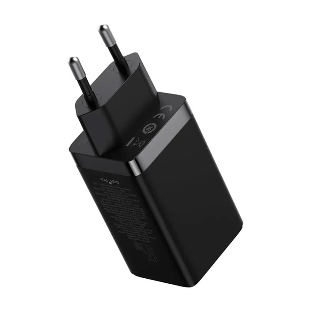 آداپتور دیواری 65 وات 3 پورت باسئوس Baseus GaN 5 Pro Charger 65W CCGP120201 — تصویر ۳