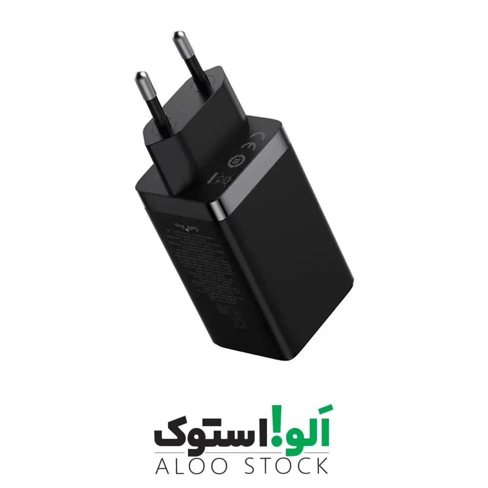 آداپتور دیواری 65 وات 3 پورت باسئوس Baseus GaN 5 Pro Charger 65W CCGP120201 — تصویر ۶