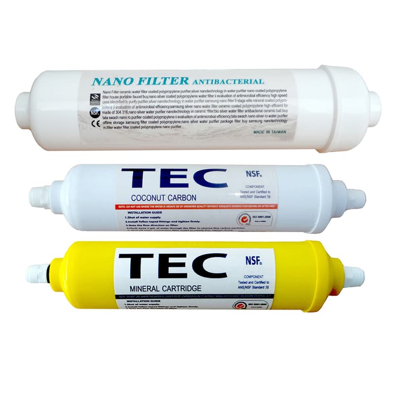 فیلتر تصفیه آب تک مدل FTN-3N مجموعه ۳ عددی