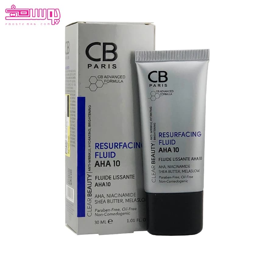 فلوئید لایه بردار AHA 10 سی بی پاریس حجم 30ml