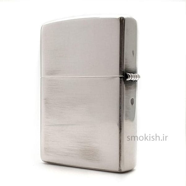 فندک زیپو روکش نقره Zippo Blue Stone Antique Silver Plate — تصویر ۴