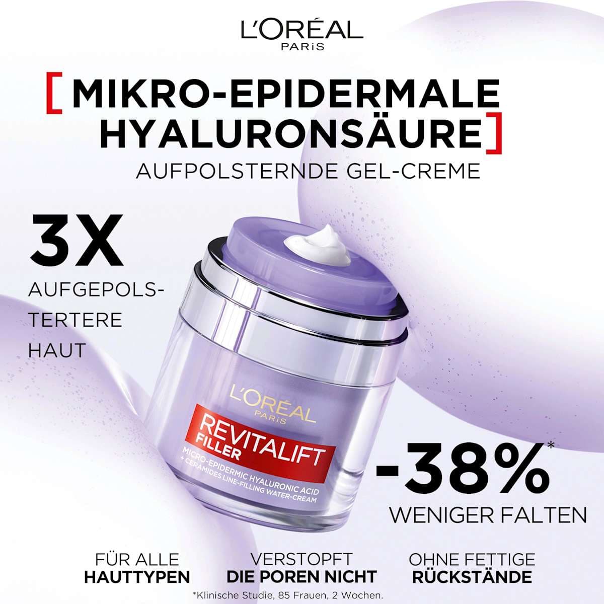 ژل کرم آبرسان رویتالیفت فیلر Revitalift Filler 50ml — تصویر ۲